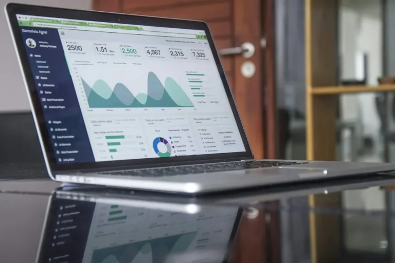 Financial and claims data review on medical analytics charts for denial prevention